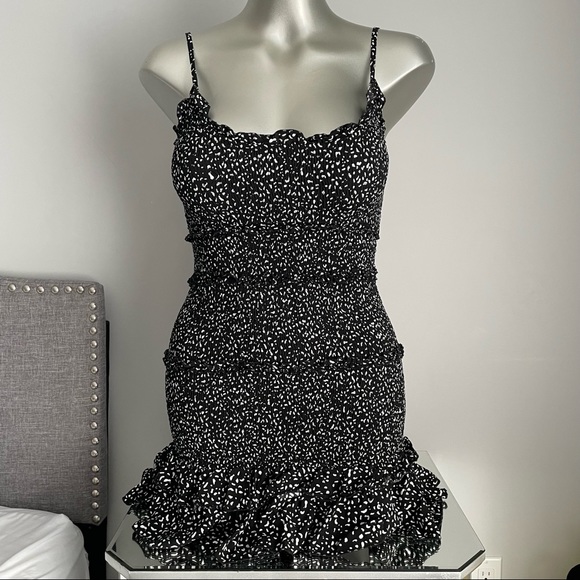 TeVamped Shirred Mini Dress - Picture 1 of 9